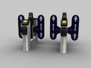 ticket gate low-poly 3D Model