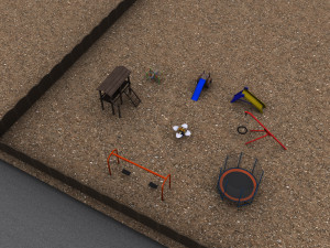 playground pack low-poly Modelo 3D