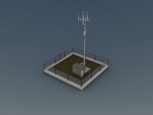 cell phone tower 3D Модель