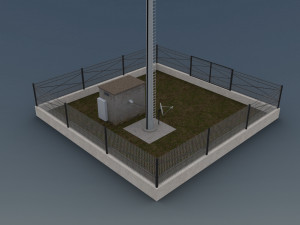 cell phone tower 3D Модель
