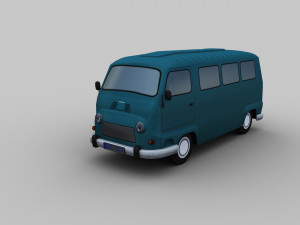 lowpoly van 4 3D मॉडल