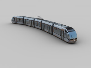 lowpoly tram 10 3D 模型