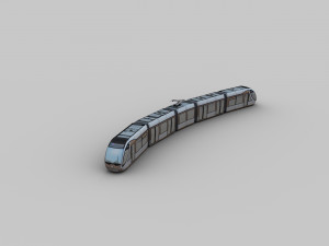 lowpoly tram 10 3D 模型