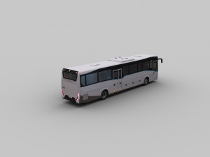 city bus with interior 12 3D मॉडल