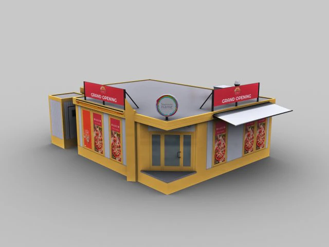 shop lowpoly 2 3D Model .c4d .max .obj .3ds .fbx .stl .blend 