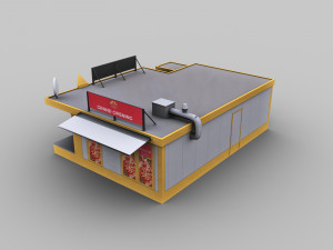 shop lowpoly 2 Model 3D