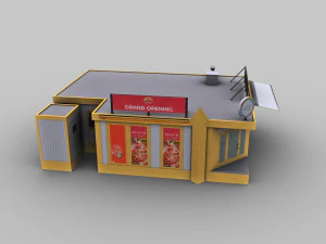 shop lowpoly 2 3D Model