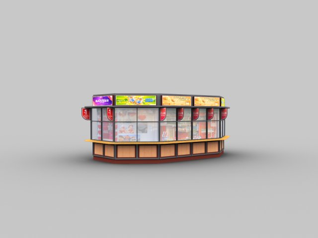 shop lowpoly 1 Model 3D .c4d .max .obj .3ds .fbx .stl .blend 