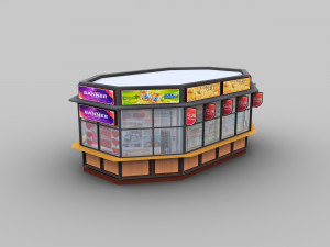 shop lowpoly 1 Model 3D
