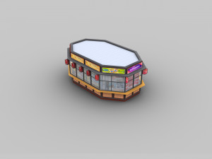 shop lowpoly 1 Model 3D