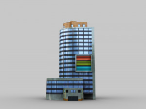 modern building pack2 3D Model