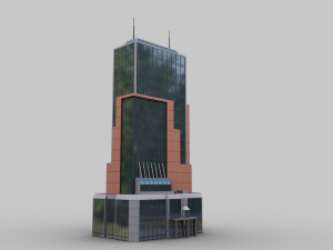 modern building pack2 3D Model