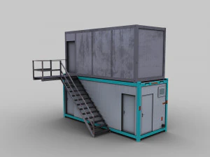 Office container pack1 3D Model