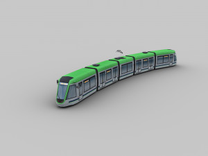 Low Poly Tram 13 3D Models