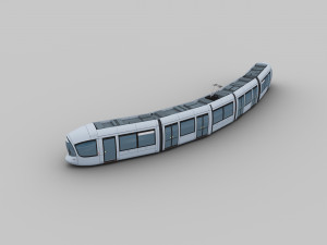 Tram Lyon Modelo 3D