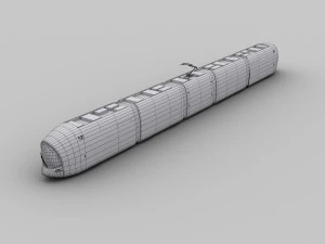 Tram Lyon 3D Model