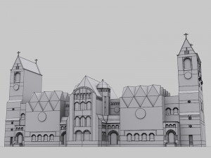 Church lowpoly2 3D 모델