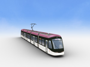 Low Poly Tram 15 3D 模型