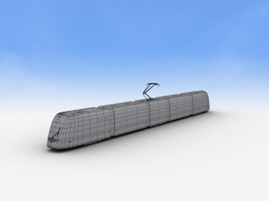 Low Poly Tram 15 3D 模型