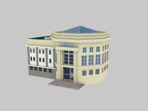Low Poly Building Pack 4 3D Model