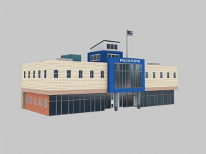 Low Poly Building Pack 4 3D Model