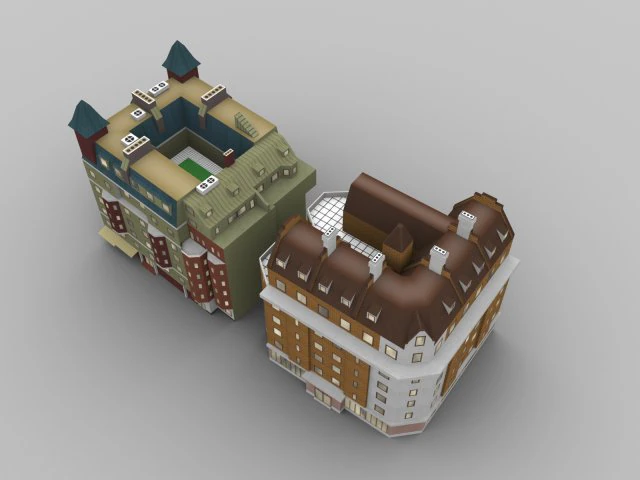 Luxury apartments Pack 1 3D Model .c4d .max .obj .3ds .fbx .stl .blend 