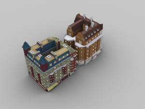 Luxury apartments Pack 1 3D Модель