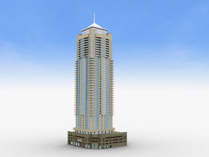 Modern Building pack 4 3D-Modell
