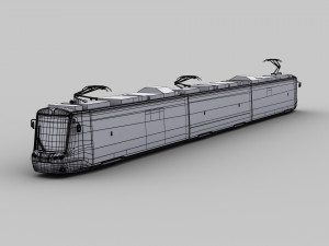Low Poly Tram 16 3D 模型