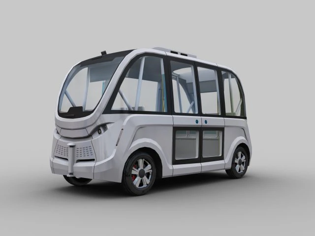 Navya Arma Lowpoly 3D Model .c4d .max .obj .3ds .fbx .stl .blend 