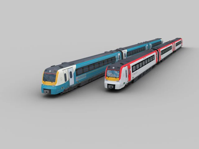 Trem Classe 175 Modelo 3D .c4d .max .obj .3ds .fbx .stl .blend