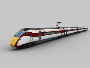 Lowpoly Train 9 Modelo 3D