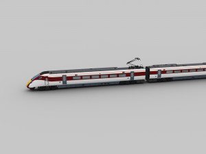Lowpoly Train 9 Modelo 3D