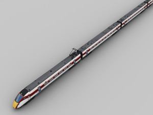 Lowpoly Train 9 Modelo 3D