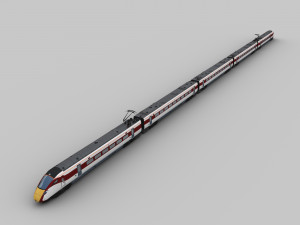 Lowpoly Train 9 Modelo 3D