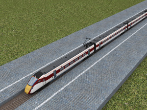 Lowpoly Train 9 Modelo 3D