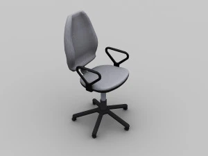 Office Stuff Lowpoly 3D Model