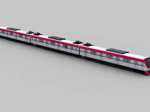 Lowpoly Train 10 Modello 3D