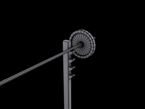 Gym Equipments Lowpoly 3D Model