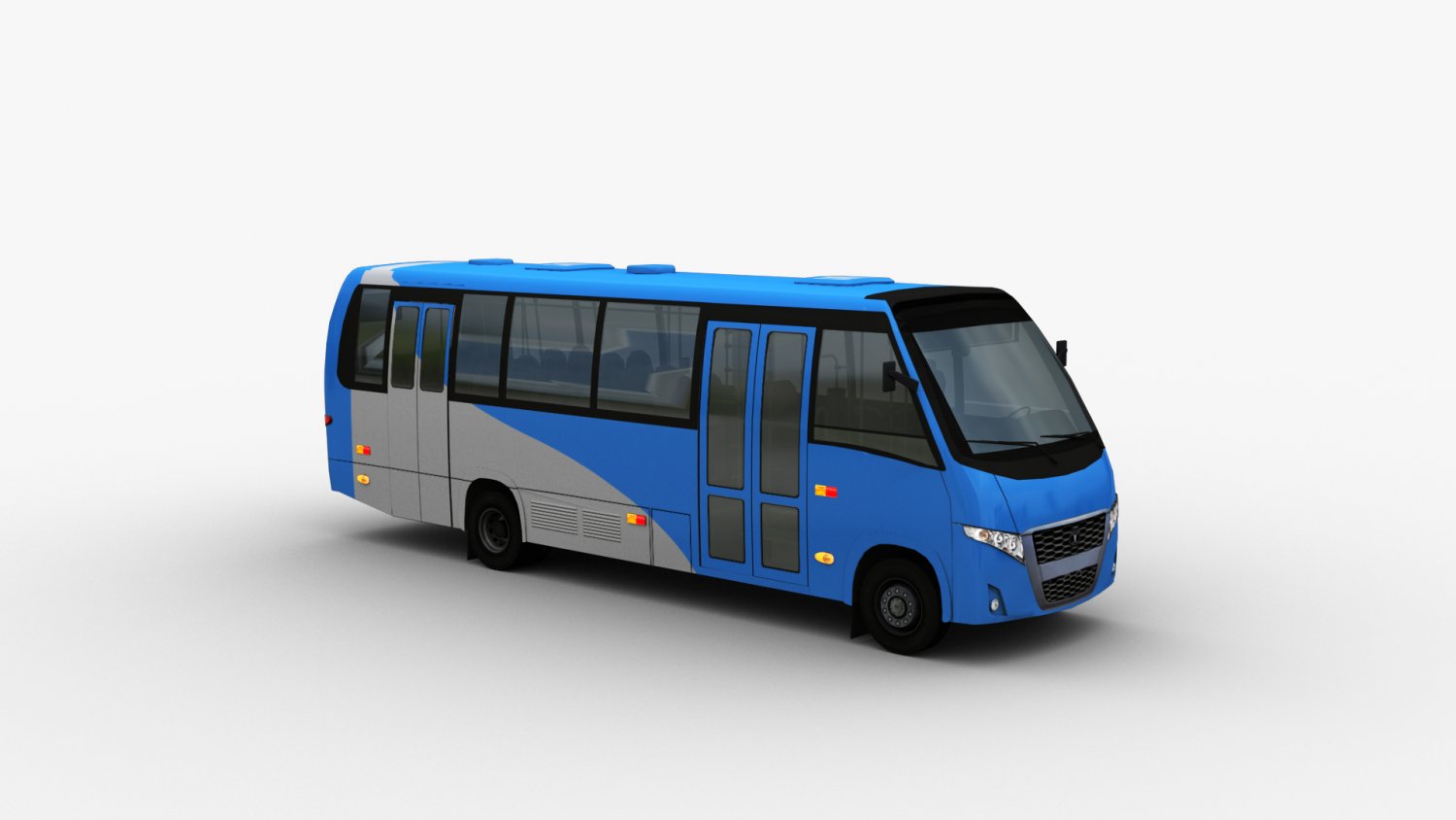 City bus with interior 7 3D Модель in Автобус 3DExport