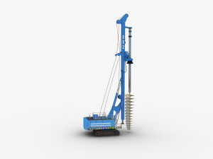 Piling Drill 3D 모델