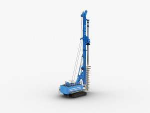 Piling Drill 3D 모델