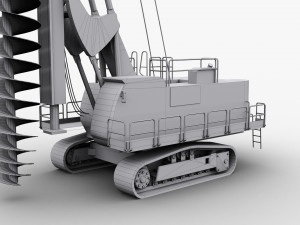 Piling Drill 3D 모델