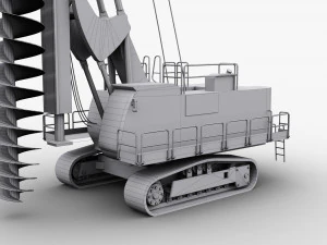 Rammbohrer 3D Modell