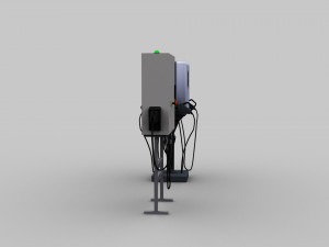 Electric Vehicle Chargers pack 2 3D Модель