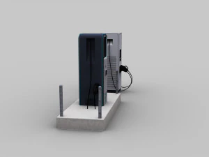 Electric Vehicle Chargers pack 3 3D Model