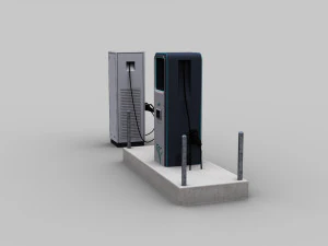 Electric Vehicle Chargers pack 3 3D Model