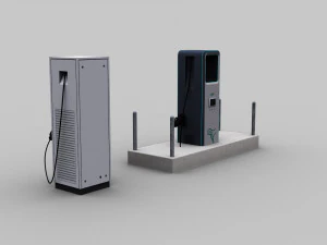 Electric Vehicle Chargers pack 3 3D Model