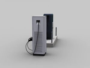 Electric Vehicle Chargers pack 3 3D Model