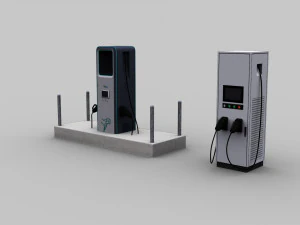 Electric Vehicle Chargers pack 3 3D Model